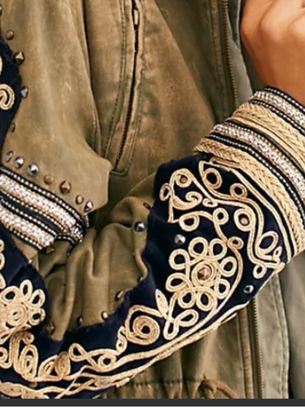 Free People Golden Quills utility jacket - Picture 3 of 4